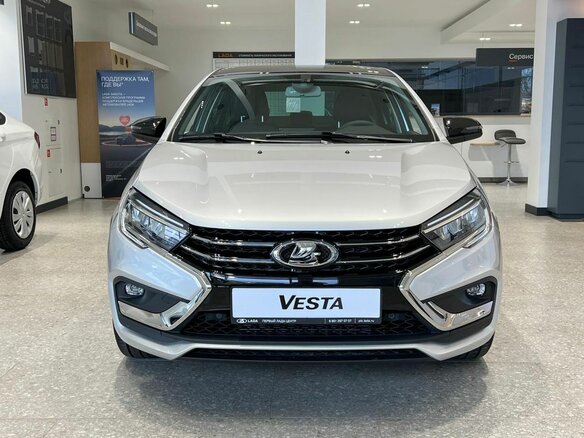 2026 Lada (ВАЗ) Vesta I Рестайлинг (NG), серебристый - вид 1