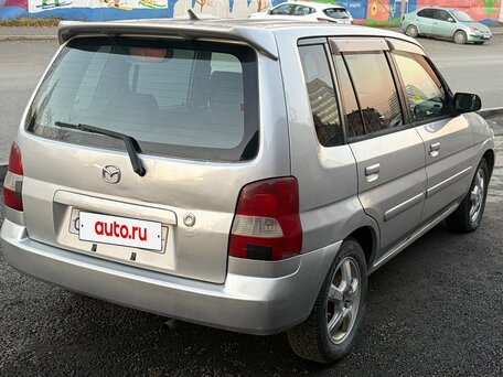 2001 Mazda Demio I (DW), серебристый, 169000 рублей, вид 5