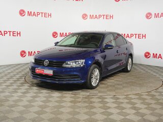 2015 Volkswagen Jetta VI Рестайлинг, синий, 1280000 рублей, вид 1