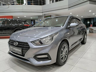 2018 Hyundai Solaris II, серый, 1350000 рублей, вид 1