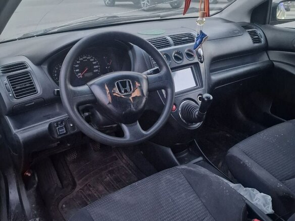 2001 Honda Civic VII, чёрный - вид 5
