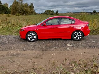 2006 Mazda 3 I (BK) Рестайлинг, красный, 650000 рублей, вид 4
