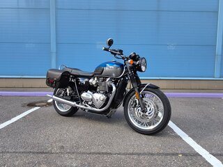 2021 Triumph Bonneville T120, синий, 1490000 рублей, вид 3