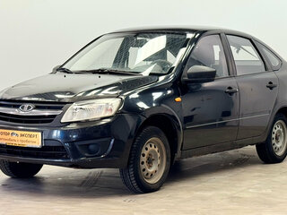 2014 Lada (ВАЗ) Granta I, чёрный, 233000 рублей, вид 1