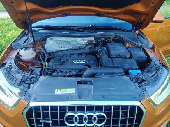 2013 Audi Q3 I (8U), оранжевый, 1650000 рублей - вид 12