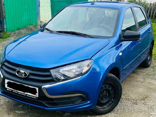2018 Lada (ВАЗ) Granta I Рестайлинг, синий, 700000 рублей, вид 1