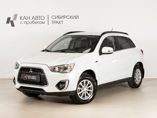 2014 Mitsubishi ASX I Рестайлинг, белый, 1344000 рублей, вид 1