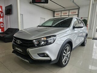 2020 Lada (ВАЗ) Vesta SW Cross I, серебристый, 1289000 рублей, вид 2