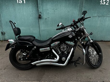 2011 Harley-Davidson Dyna Wide Glide, чёрный, 960000 рублей, вид 3