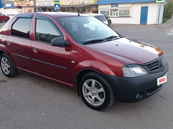2009 Renault Logan I, пурпурный, 330000 рублей - вид 6