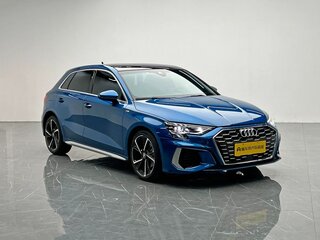 2022 Audi A3 Sportback 35 TFSI IV (8Y), синий, 2000678 рублей, вид 3