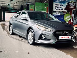 2018 Hyundai Sonata VII (LF) Рестайлинг, серый, 1750000 рублей, вид 3