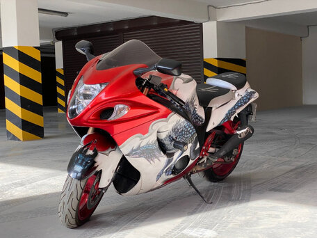 2009 Suzuki GSX 1300 R Hayabusa, белый, 790000 рублей, вид 2