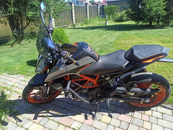 2022 KTM 390 Duke, чёрный, 415000 рублей