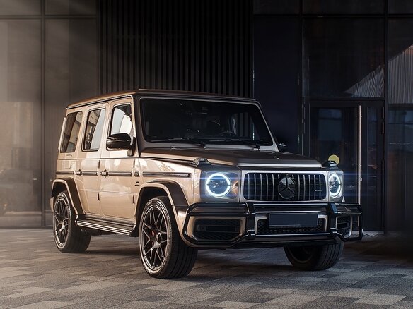 2022 Mercedes-Benz G-Класс AMG 63 AMG II (W463), золотистый - вид 2