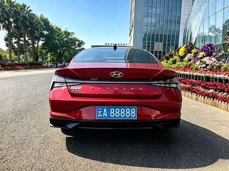 2022 Hyundai Elantra VII (CN7), красный, 1221000 рублей, вид 4