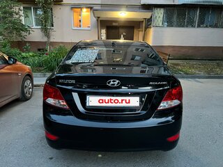 2012 Hyundai Solaris I, чёрный, 860000 рублей, вид 2
