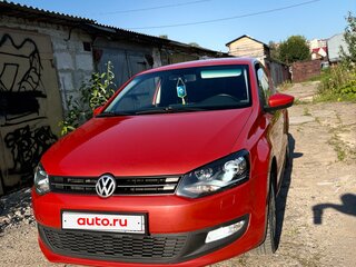 2010 Volkswagen Polo V, оранжевый, 475000 рублей, вид 4