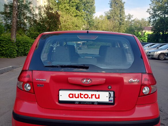 2005 Hyundai Getz I, красный, 289000 рублей - вид 5