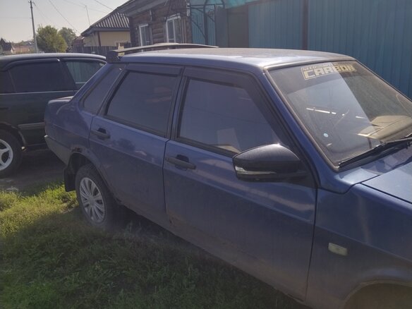 2002 Lada (ВАЗ) 21099, синий, 75000 рублей - вид 2