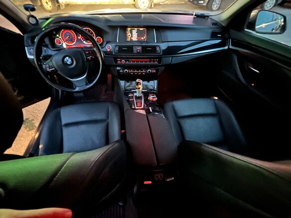2014 BMW 5 серии 520i VI (F10/F11/F07) Рестайлинг, коричневый, 1680000 рублей - вид 11