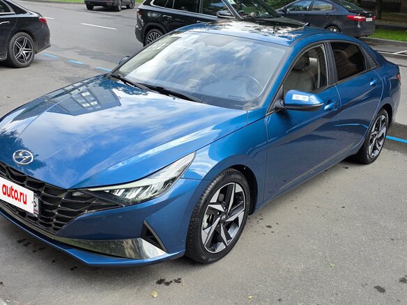 2020 Hyundai Elantra VII (CN7), синий, 1950000 рублей - вид 1