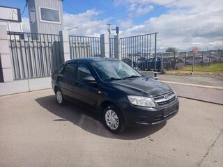 2014 Lada (ВАЗ) Granta I, чёрный, 300000 рублей, вид 3