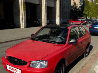 1999 Hyundai Accent II, красный, 150000 рублей, вид 1