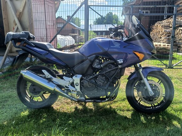 2005 Honda CBF 600, синий, 470000 рублей