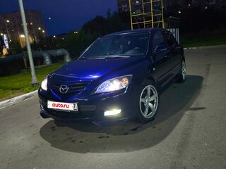 2008 Mazda 3 I (BK) Рестайлинг, синий, 650000 рублей, вид 2