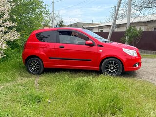 2010 Chevrolet Aveo I Рестайлинг, красный, 535000 рублей, вид 4