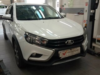 2018 Lada (ВАЗ) Vesta SW I, белый, 906000 рублей, вид 2
