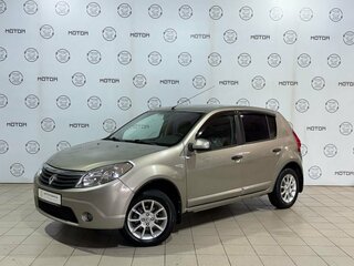 2010 Renault Sandero I, бежевый, 510000 рублей, вид 3