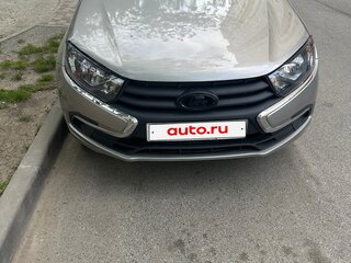 2019 Lada (ВАЗ) Granta I Рестайлинг, серый, 460000 рублей, вид 2