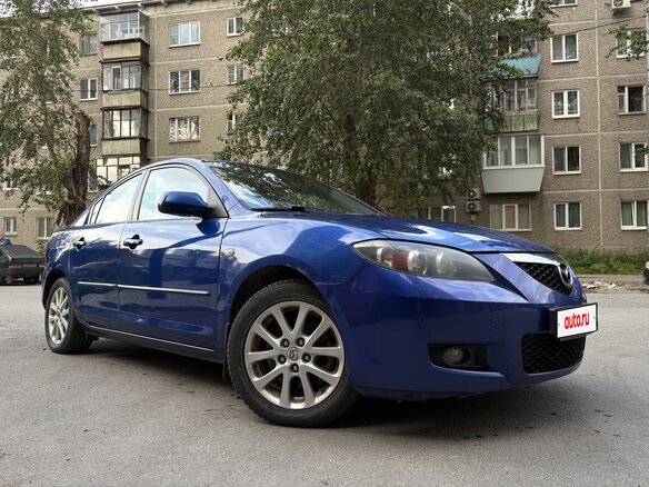 2008 Mazda 3 4-speed I (BK) Рестайлинг, синий - вид 4