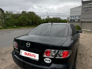 2007 Mazda 6 I (GG) Рестайлинг, чёрный, 499000 рублей, вид 2