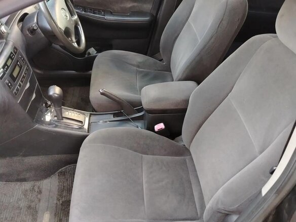 2003 Toyota Corolla Fielder IX (E120, E130), чёрный, 425000 рублей - вид 11