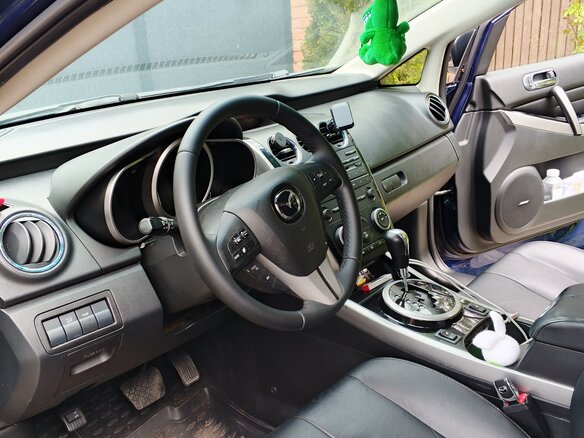 2010 Mazda CX-7 I Рестайлинг, синий, 1000000 рублей - вид 5