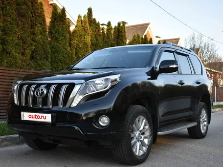 2016 Toyota Land Cruiser Prado 150 Series Рестайлинг 1, чёрный, 4190000 рублей, вид 1