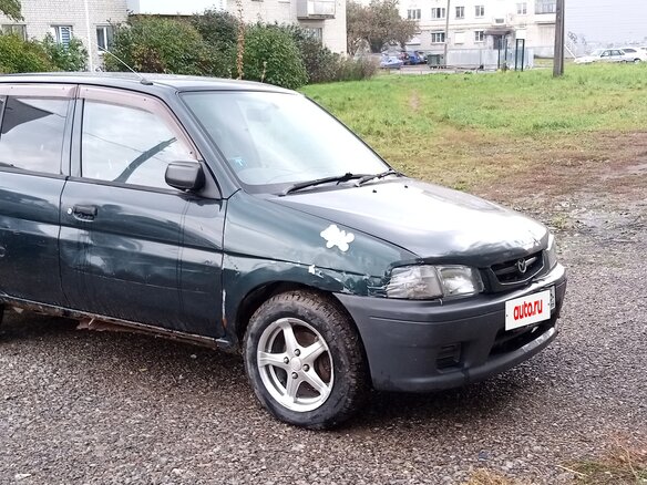 1999 Mazda Demio I (DW), зелёный, 100000 рублей - вид 3