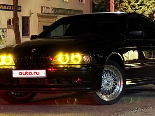 2002 BMW 5 серии 525i IV (E39) Рестайлинг, чёрный, 1300000 рублей, вид 2