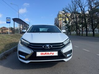 2024 Lada (ВАЗ) Vesta I Рестайлинг (NG), белый, 1300000 рублей, вид 1
