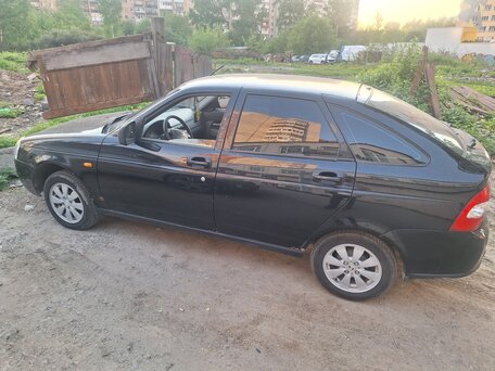 2012 Lada (ВАЗ) Priora I, чёрный, 320000 рублей, вид 5