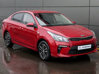 2017 Kia Rio IV, красный, 1049000 рублей, вид 3
