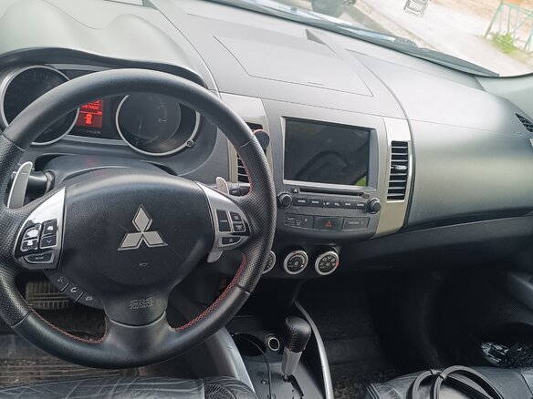 2007 Mitsubishi Outlander II, синий, 600000 рублей - вид 3