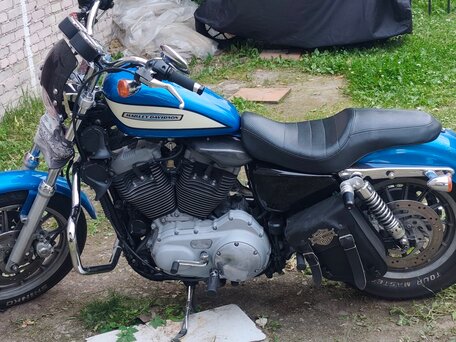 2004 Harley-Davidson Sportster 1200, синий, 560000 рублей, вид 5