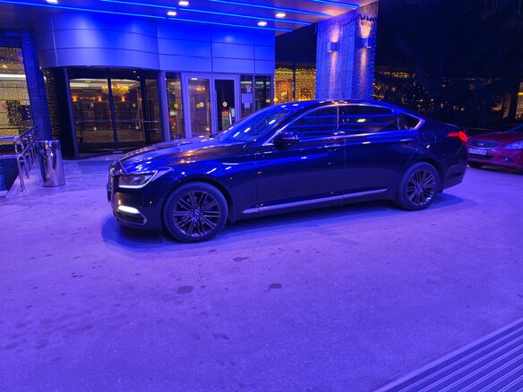2017 Genesis G80 I, синий, 2200000 рублей - вид 4