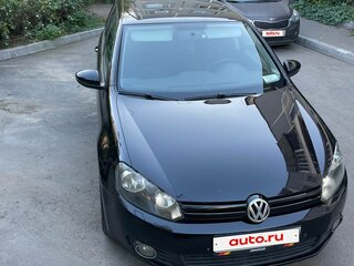 2010 Volkswagen Golf VI, чёрный, 665000 рублей, вид 4