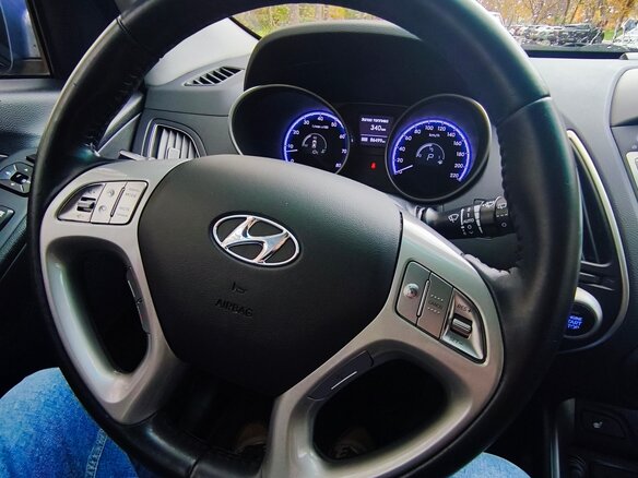 2011 Hyundai ix35 I, синий, 1450000 рублей - вид 20