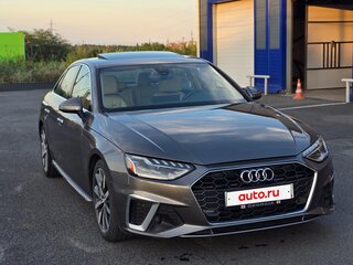 2020 Audi A4 40 TFSI V (B9) Рестайлинг, серый, 3190000 рублей, вид 2